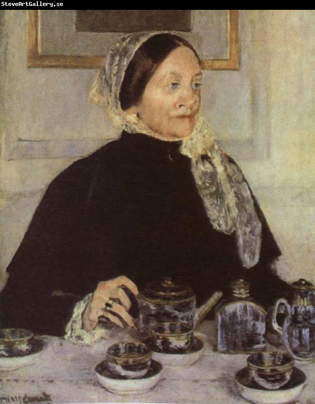 Mary Cassatt Lady at the Tea Table